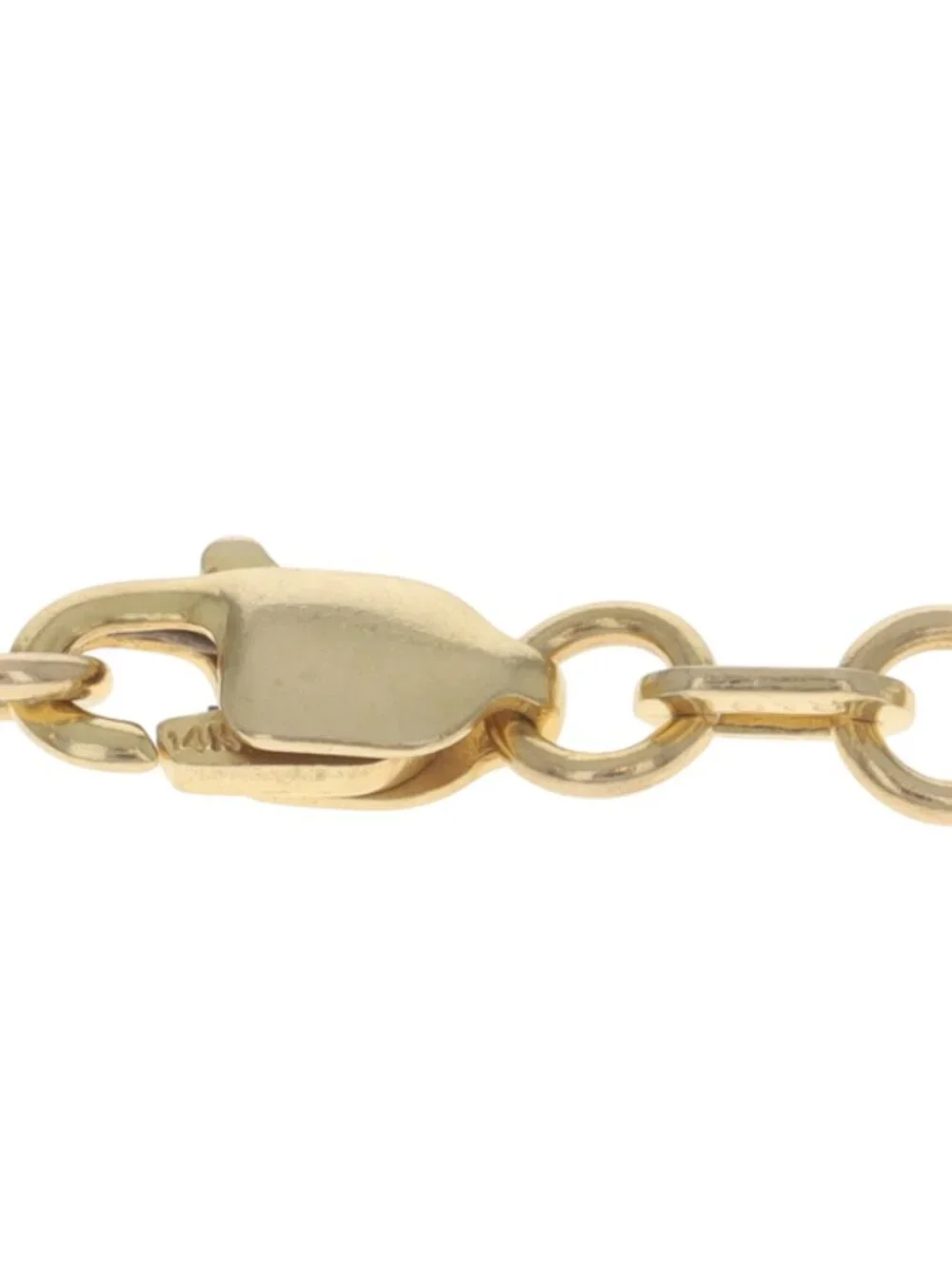 Yellow Gold Snake Chain Necklace 18